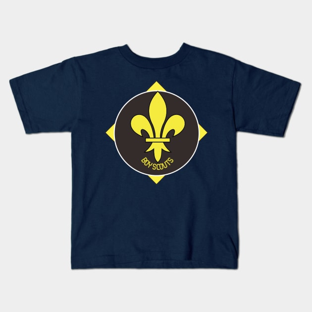 boy scout Kids T-Shirt by leader